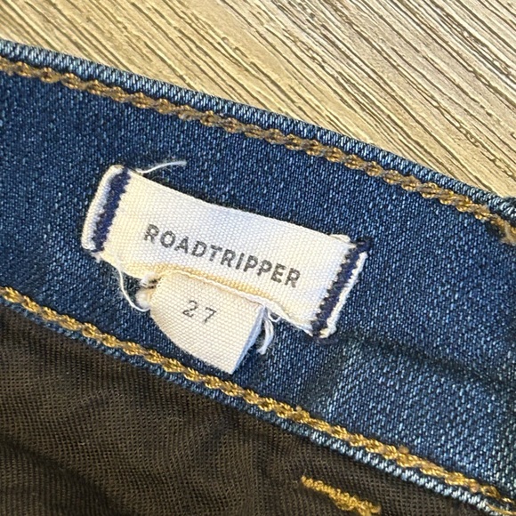 Madewell Women's 10” High Rise Roadtripper Dark Blue Skinny Jeans - Picture 3 of 8